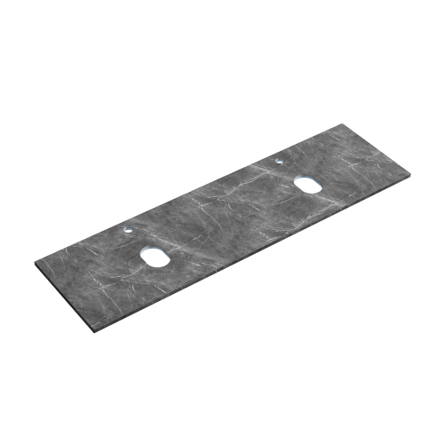 Столешница для ванной комнаты SANCOS из керамогранита SANCOS Black Sky 1600х460 c отверстием под смеситель,TT160A1X