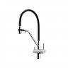 Смеситель для кухни Sancos Dora с гибким изливом, цвет хром/черный, SC4003CH