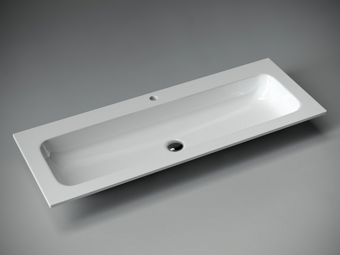 Раковина накладная CERAMICANOVA Grace прямоугольная, c одним отверстием CN7017