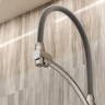 Смеситель для кухни Sancos Eri с гибким изливом, цвет брашированный никель/серый, SC4001BN
