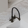 Смеситель для кухни Sancos Eri с гибким изливом, цвет вороненая сталь/черный, SC4001GG