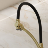 Смеситель для кухни Sancos Eri с гибким изливом, цвет полированное золото/черный, SC4001ZG