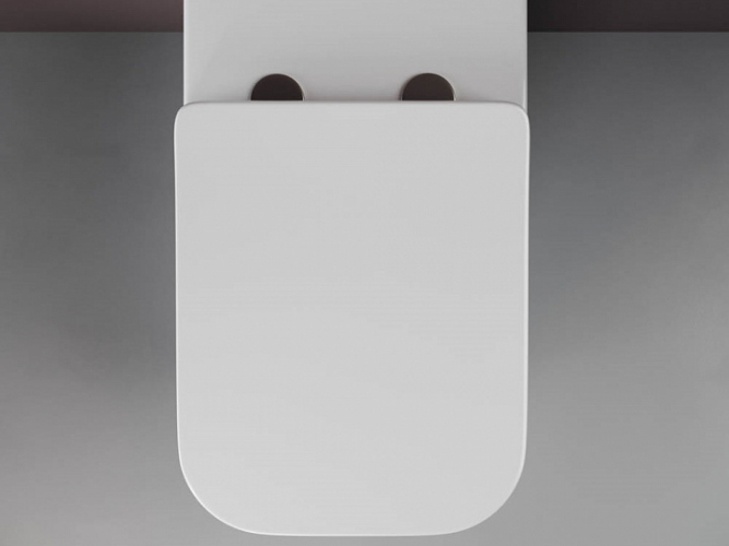 Унитаз CERAMICANOVA Cubic Rimless напольный приставной CN1809