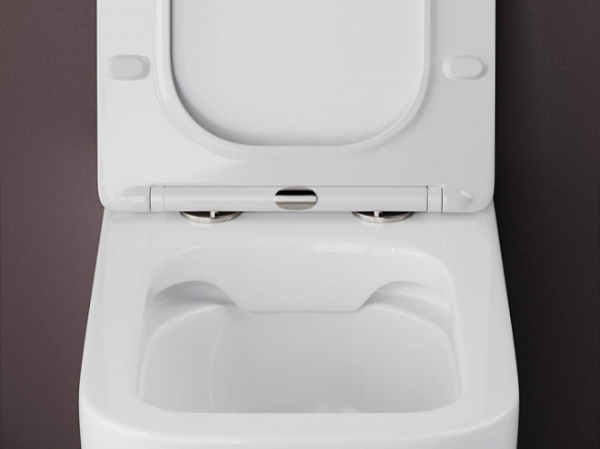 Унитаз CERAMICANOVA Cubic Rimless напольный приставной CN1809