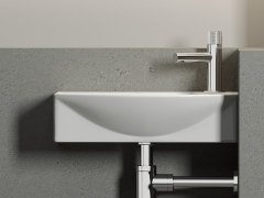 Умывальник CERAMICANOVA Element подвесной прямоугольный с крепежом (чаша слева, отверстие под смеситель справа) CN6038L