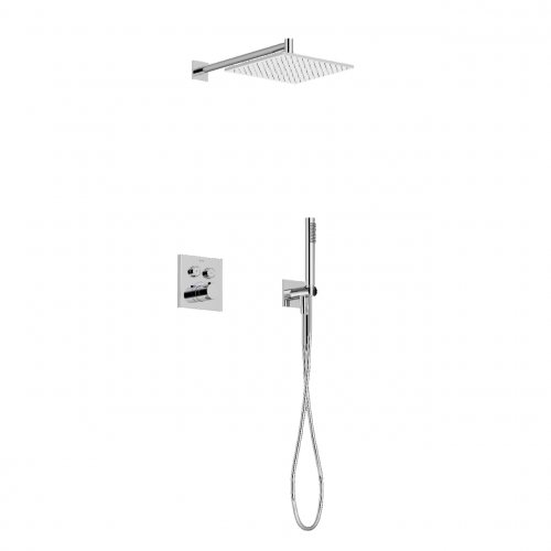 Душевой комплект с термостатом SANCOS Linn, с внутренней частью, хром, SC9022CH