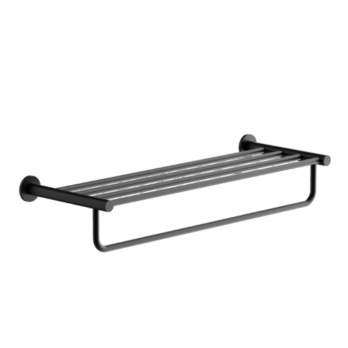 Полка SANCOS Base для полотенец, черный матовый, SC9028MB