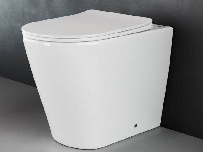 Унитаз CERAMICANOVA Highlight Rimless напольный приставной CN1812