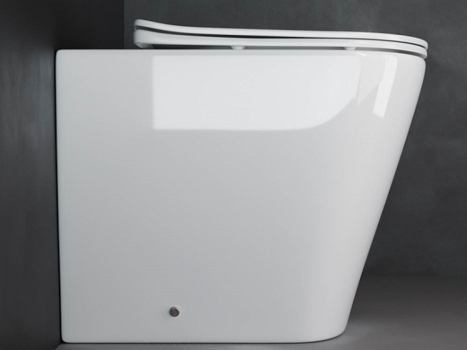 Унитаз CERAMICANOVA Highlight Rimless напольный приставной CN1812