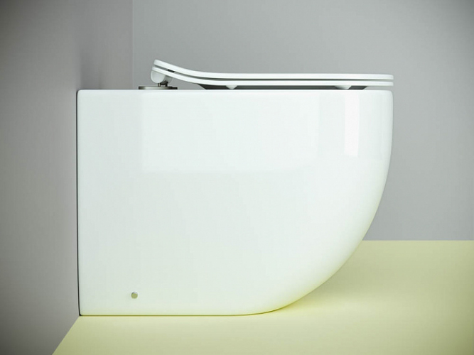 Унитаз CERAMICANOVA Metropol Rimless напольный приставной CN4004