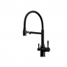 Смеситель для кухни Sancos Garda с гибким изливом, цвет матовый черный/черный, SC4009MB