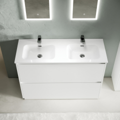 Тумба напольная под раковину SANCOS Libra Floor, белый глянец 1190х450х840 мм, LB120F-2W