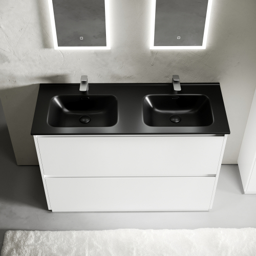 Тумба напольная под раковину SANCOS Libra Floor, белый глянец 1190х450х840 мм, LB120F-2W