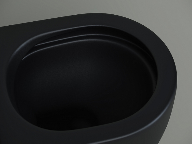 Унитаз CERAMICANOVA Metropol Rimless напольный приставной CN4004MB