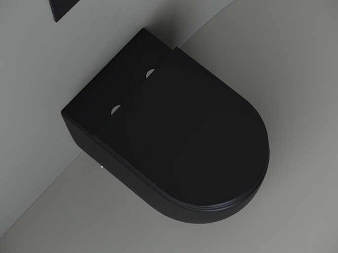 Унитаз CERAMICANOVA Metropol Rimless напольный приставной CN4004MB