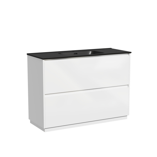 Тумба напольная под раковину SANCOS Libra Floor, белый глянец 1190х450х840 мм, LB120F-1W
