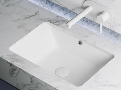 Умывальник CERAMICANOVA Element прямоугольный встраиваемый под столешницу, с крепежом и шаблоном для установки CN6045