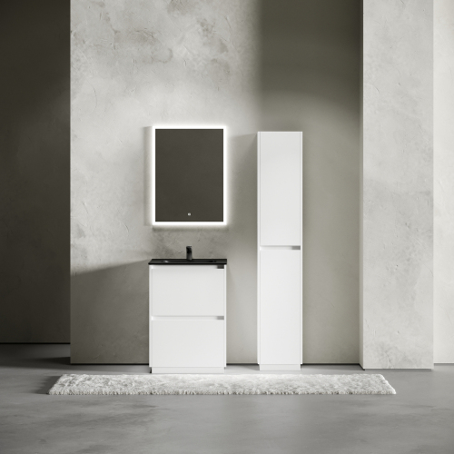 Тумба напольная под раковину SANCOS Libra Floor, белый глянец 590х450х840 мм, LB60FW