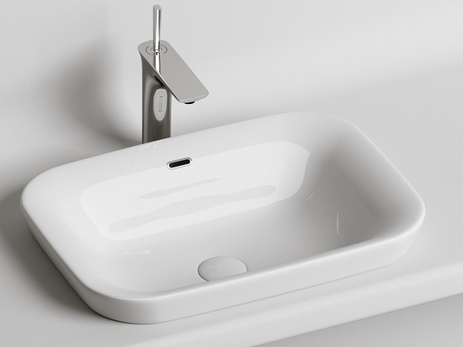 Умывальник CERAMICANOVA Element прямоугольный встраиваемый сверху в столешницу CN6041