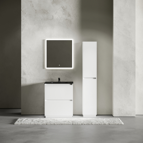 Тумба напольная под раковину SANCOS Libra Floor, белый глянец 690х450х840 мм, LB70FW