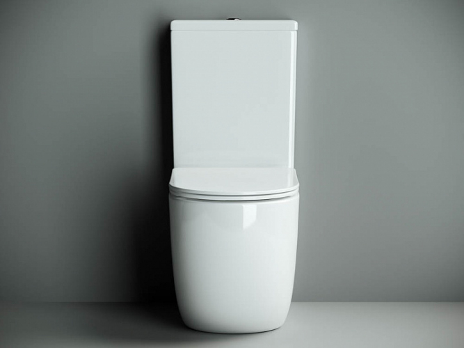 Унитаз CERAMICANOVA Metropol Rimless напольный пристенный CN4001