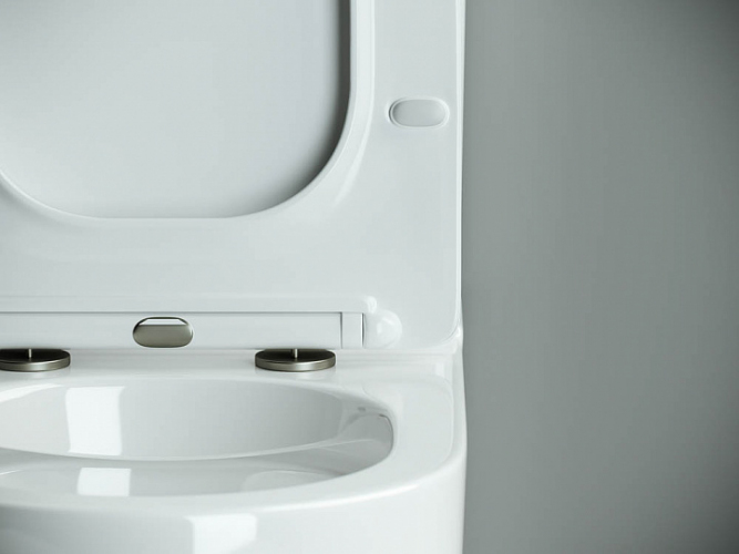 Унитаз CERAMICANOVA Metropol Rimless напольный пристенный CN4001