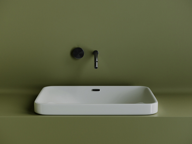 Умывальник CERAMICANOVA Element прямоугольный встраиваемый сверху в столешницу CN5041