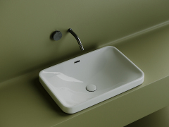 Умывальник CERAMICANOVA Element прямоугольный встраиваемый сверху в столешницу CN5041