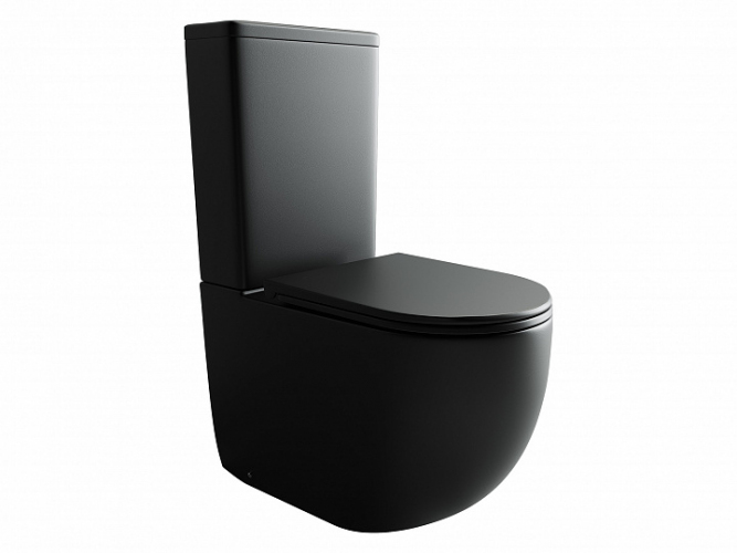 Унитаз CERAMICANOVA Metropol Rimless напольный пристенный CN4001MB