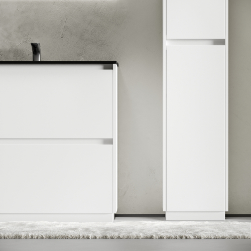 Тумба напольная под раковину SANCOS Libra Floor, белый глянец 890х450х840 мм, LB90FW