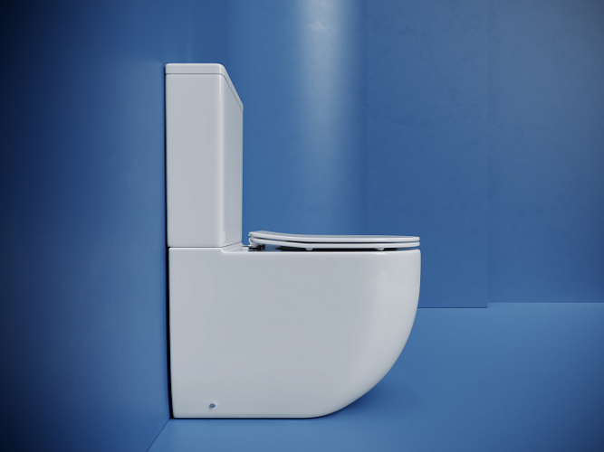 Унитаз CERAMICANOVA Metropol напольный пристенный смыв Торнадо белый