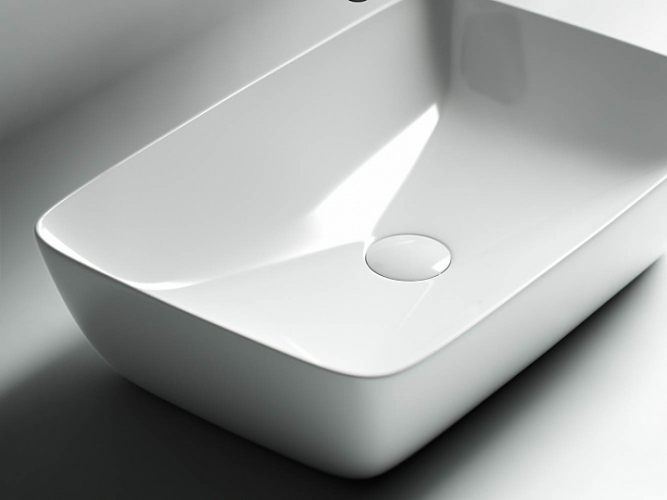Умывальник чаша CERAMICANOVA FORM накладная прямоугольная CN2003