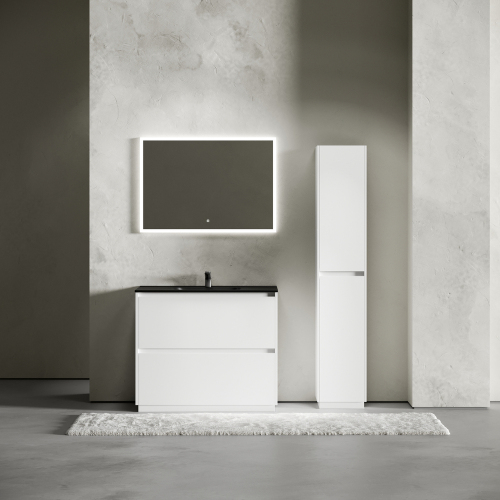 Тумба напольная под раковину SANCOS Libra Floor, белый глянец 990х450х840 мм, LB100FW