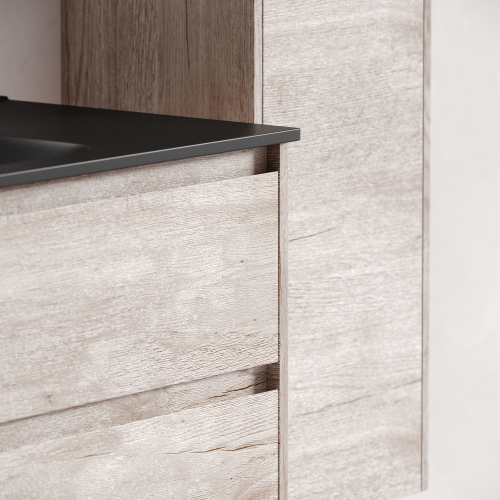 Тумба напольная под раковину SANCOS Libra Floor, дуб галифакс натуральный 1190х450х840 мм, LB120F-2EG