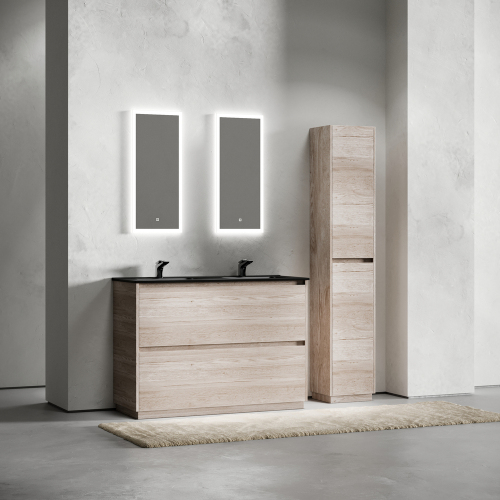 Тумба напольная под раковину SANCOS Libra Floor, дуб галифакс натуральный 1190х450х840 мм, LB120F-2EG