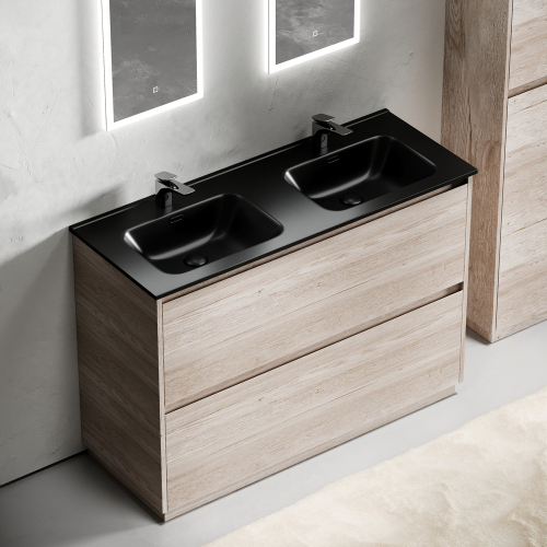 Тумба напольная под раковину SANCOS Libra Floor, дуб галифакс натуральный 1190х450х840 мм, LB120F-2EG