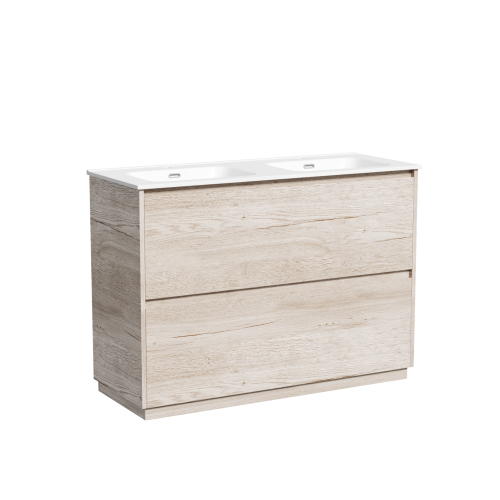 Тумба напольная под раковину SANCOS Libra Floor, дуб галифакс натуральный 1190х450х840 мм, LB120F-2EG