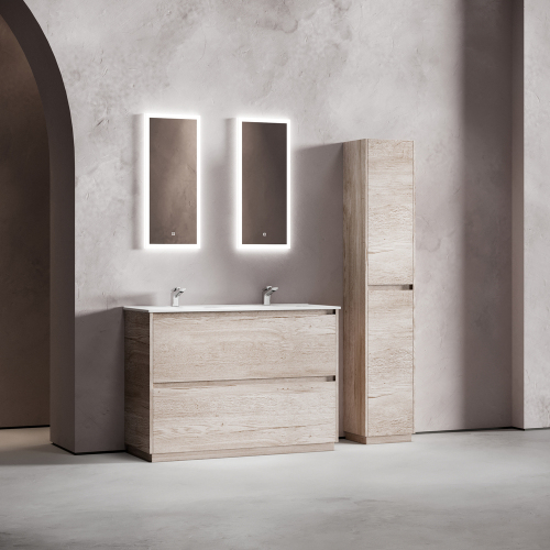 Тумба напольная под раковину SANCOS Libra Floor, дуб галифакс натуральный 1190х450х840 мм, LB120F-2EG