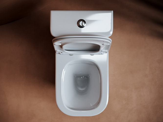 Унитаз CERAMICANOVA Alfa Rimless напольный с бачком CN9002