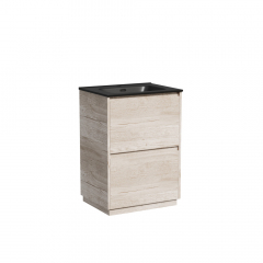 Тумба напольная под раковину SANCOS Libra Floor, дуб галифакс натуральный 590х450х840 мм, LB60FEG