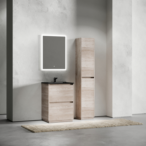 Тумба напольная под раковину SANCOS Libra Floor, дуб галифакс натуральный 590х450х840 мм, LB60FEG