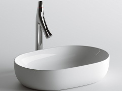 Умывальник CERAMICANOVA Element чаша накладная овальная 600x415x135 мм CN6047