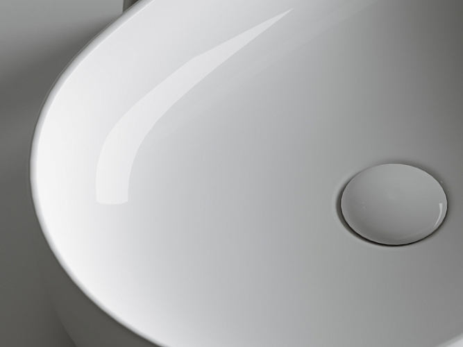Умывальник CERAMICANOVA Element чаша накладная овальная 600x415x135 мм CN6047