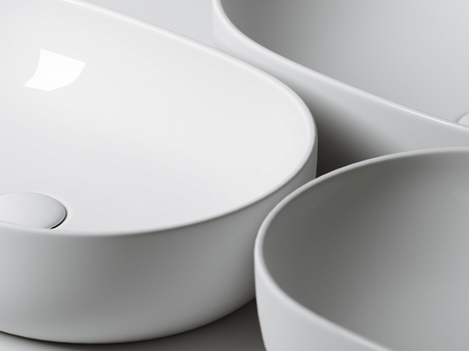 Умывальник CERAMICANOVA Element чаша накладная овальная 600x415x135 мм CN6047