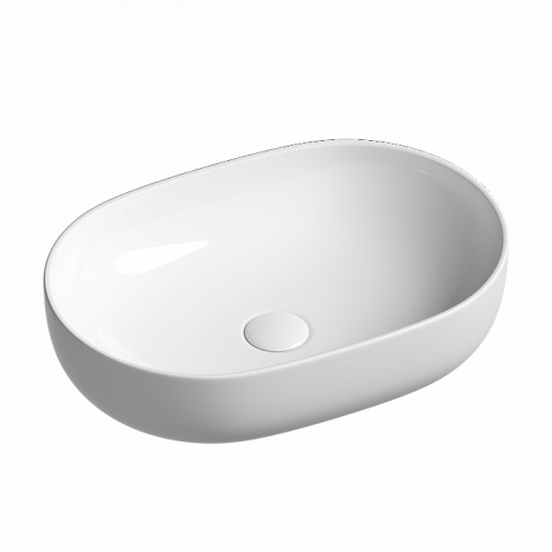 Умывальник CERAMICANOVA Element чаша накладная овальная 600x415x135 мм CN6047