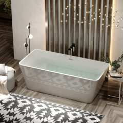 Ванна SANCOS Dama акриловая отдельностоящая, белый 1700x800x580мм, FB05