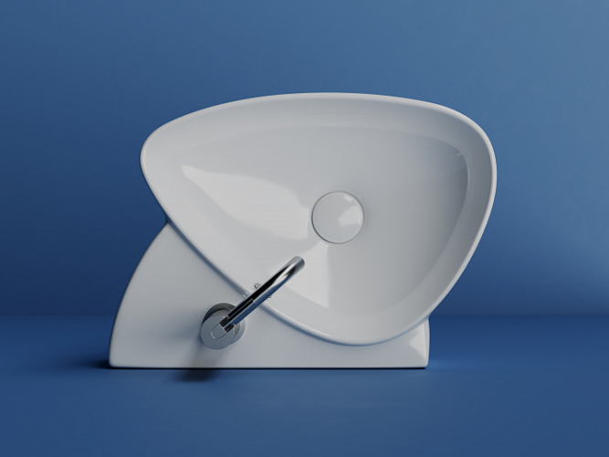 Подвесная раковина CERAMICANOVA Element 495x350x155 мм CN5049