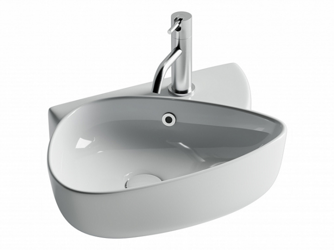 Подвесная раковина CERAMICANOVA Element 495x350x155 мм CN5049