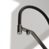 Смеситель для кухни Sancos Loro с гибким изливом, цвет вороненая сталь/черный, SC4007GG