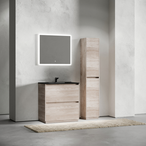 Тумба напольная под раковину SANCOS Libra Floor, дуб галифакс натуральный 790х450х840 мм, LB80FEG